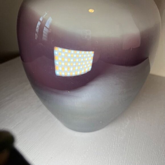 Cyan Designs Tall Purple Irredescent Cream Color Curie Vase - Picture 11 of 11